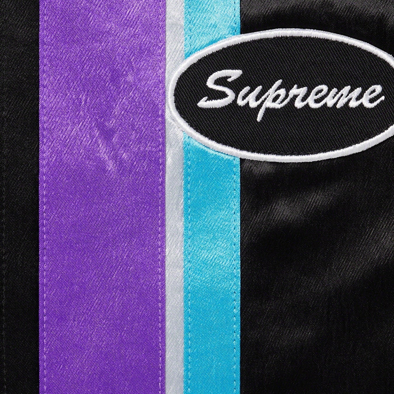Satin Zip Up S/S Work Shirt view 4